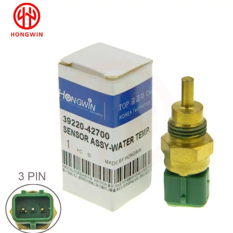 OEM.:39220-42700 Coolant Water Temperature Sensor for Hyundai H-100 Grand Starex for Kia Sorento 3922042700, ECT382 engine coolant temperature sensor