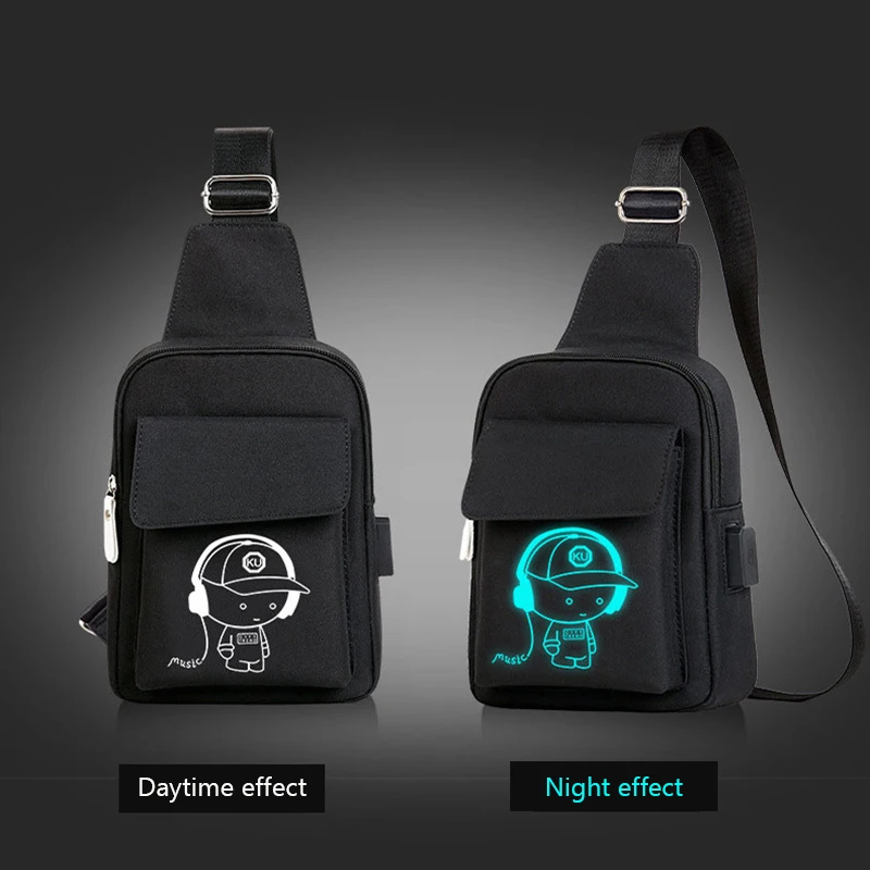 Модные мужские сумки через плечо Mjzkxqz нагрудная Сумочка с USB зарядкой для