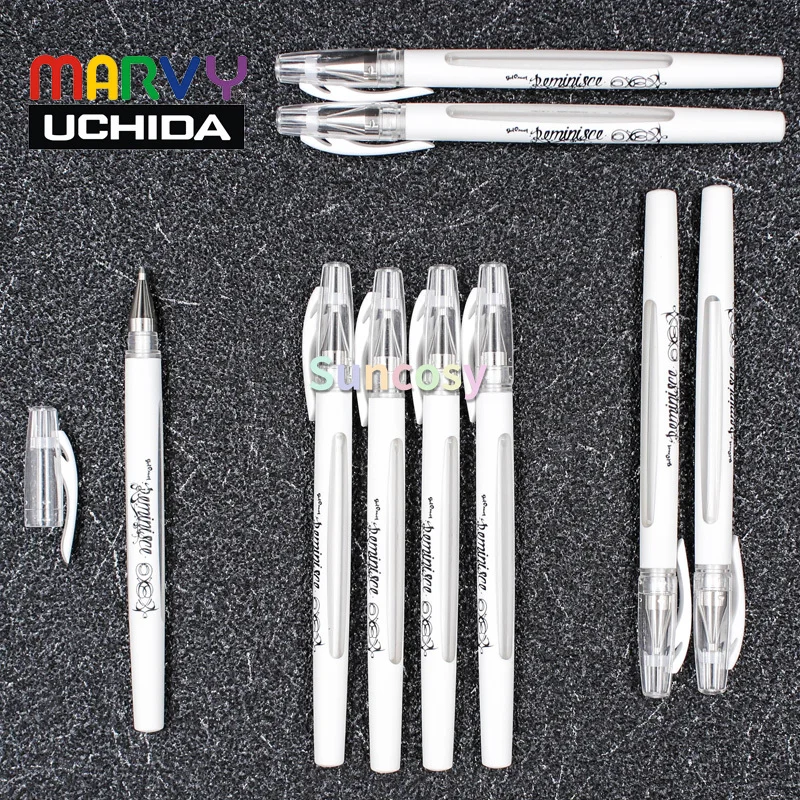 Uchida Marvy Ball Point Gel Excel Reminisce Opaque Pen Set – 4-Pack Gel Pens For Scrapbooking & Writing - View #9
