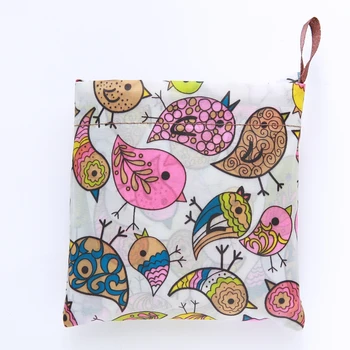 

New ECO Foldable handbags environment storage bags green shopping bag Tote polyester Folding pouch 2019 new bag