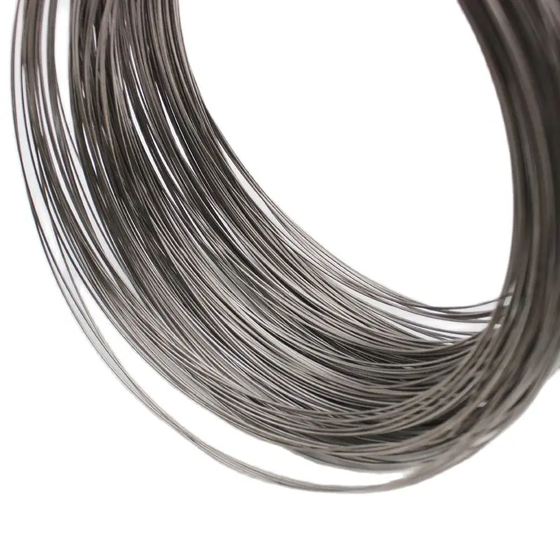 Pure Titanium Rod/Wire 99.99% Ti Grade 1 TA1 Diameter 0.05mm to 8mm