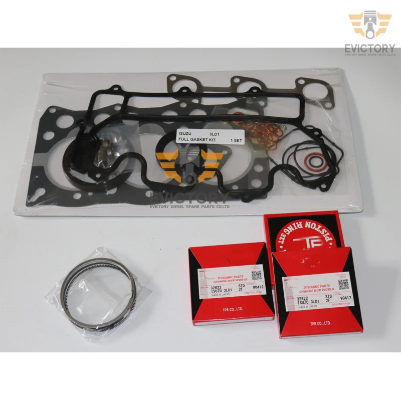For Isuzu 3ld1 Oversize Piston And Ring +0.50 Full Engine Gasket For Isuzu 3ld1 Oversize Piston And Ring +0.50 Full Engine Gasket