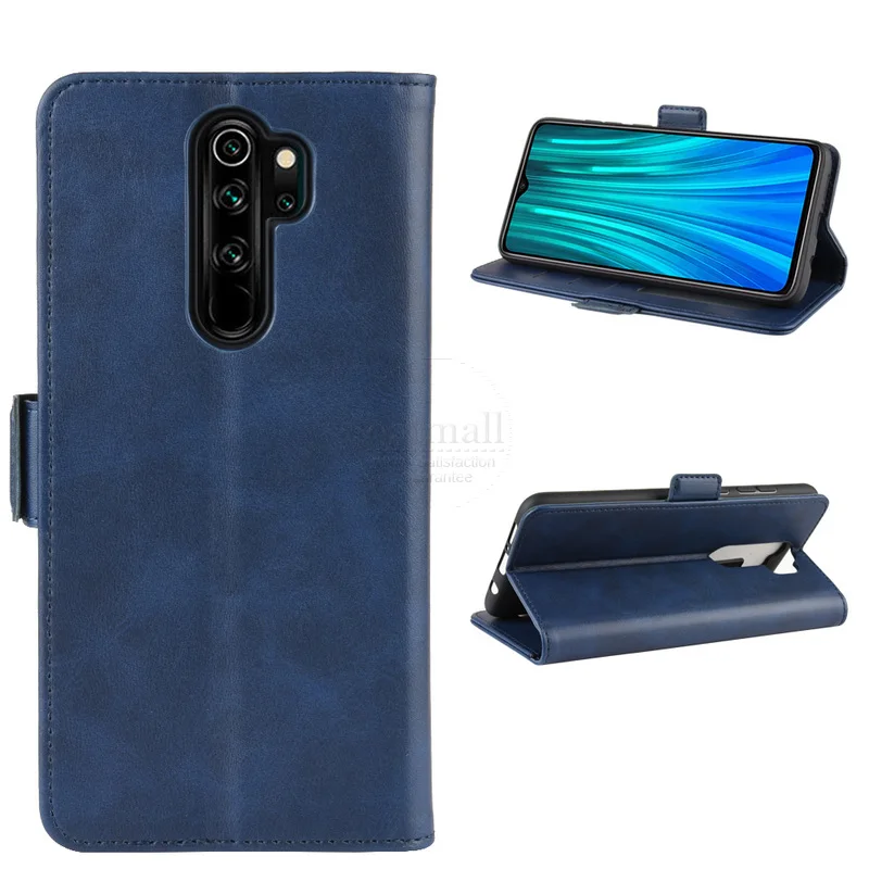 Кожаный магнитный чехол-книжка для Xiaomi Redmi Note 8 Pro/8 T, чехол-кошелек, книжка, силиконовый чехол с подставкой для фото, чехлы для телефонов