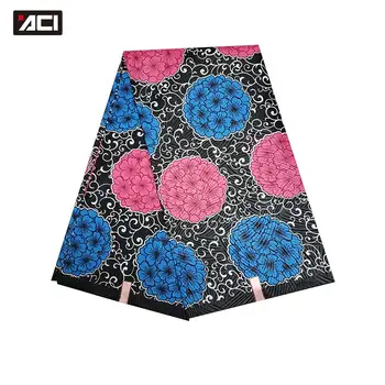 

ACI African Wax Fabric 6 Yards/Piece High Quality Veritable Wax African Ankara Fabrics Tissu Africain London Wax Prints Fabric