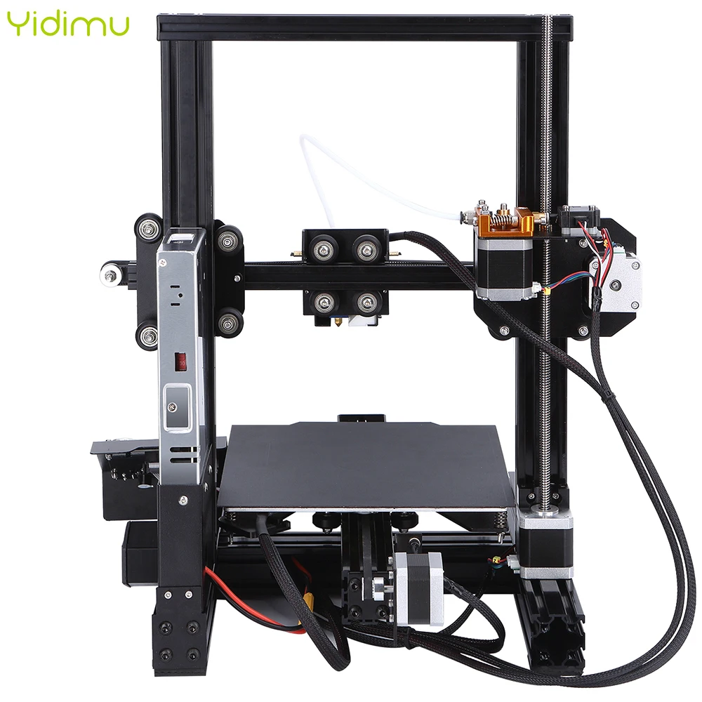 

YIDIMU I3 PLA Filament Aluminium Alloy High Precision FDM 3D Printer DIY Kit Self-assemble 220 * 220 * 250mm with Resume Printer