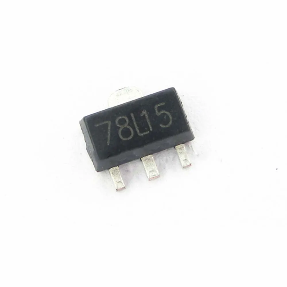 

100pcs/lot New 78L15 SOT89 7815 15V Voltage regulator triode