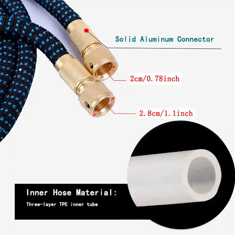 25FT-100FT-Garden-Hose-Expandable-Magic-Watering-Hose-For-Garden-Plastic-flexible-high-pressure-Car-Wash