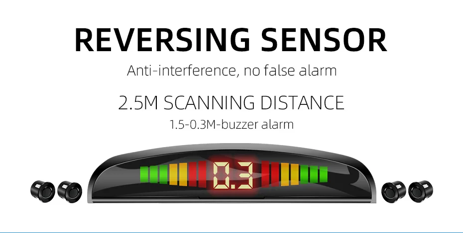 Авто парктроник светодиодный парковка Сенсор реверсивный радар парковки мониторы детектор Системы Дисплей с 4/6/8 Сенсор s