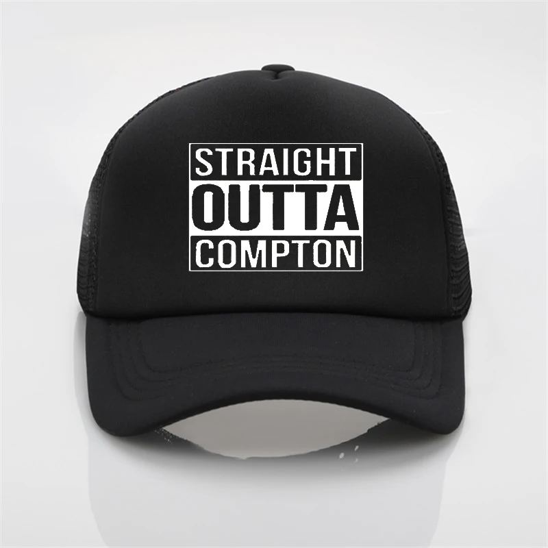 Модная шапка с сеткой Compton печать бейсбольная кепка для мужчин и wo мужская летняя трендовая Кепка новая молодежная Джокер Солнцезащитная шляпа пляжный козырек шляпа