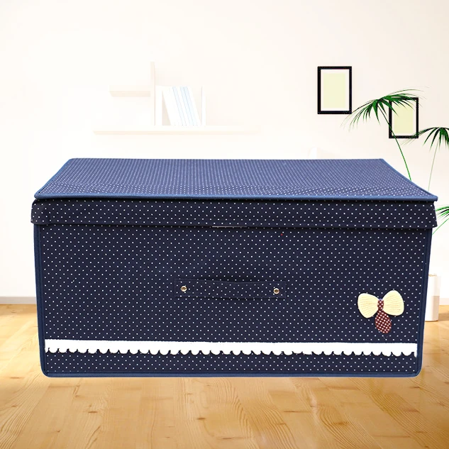 

60*40*30cm Large Capacity Non-Woven Fabric Clothing Storage Box Women Girl Bra Underwear Lingerie Storage Boxes Organizer