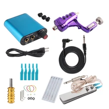 Профессиональная машина для татуировки тела, источник питания, оборудование для татуировки, комплект для татуировки для начинающих
