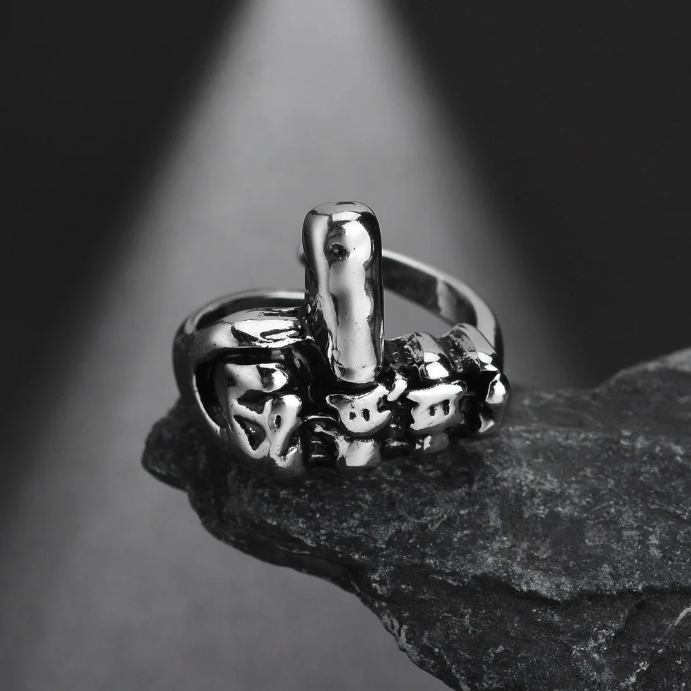 Rings Gothic Deep Sea Squid Octopus Vintage Wolf Deer Leaf Dargon Snake For Halloween