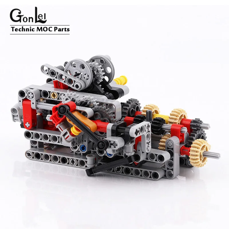 Technic 8 скоростей последовательная редукция двигателя системы привода