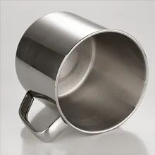 Толстая чашка из нержавеющей стали офисная стеклянная портативная бутылка с крышкой для детей