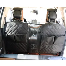 Автомобильная сетка для изоляции собак, домашних животных, сетка для изоляции заднего сиденья автомобиля, противоскользящая подушка для автомобиля, сумка для сбора задних сидений от производителя