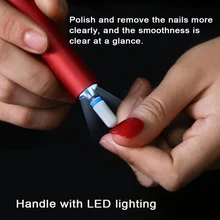 Электрическая дрель для ногтей, машинка для полировки ногтей, мини-светильник, шлифовальный станок, шлифовальный станок с перезаряжаемой ручкой
