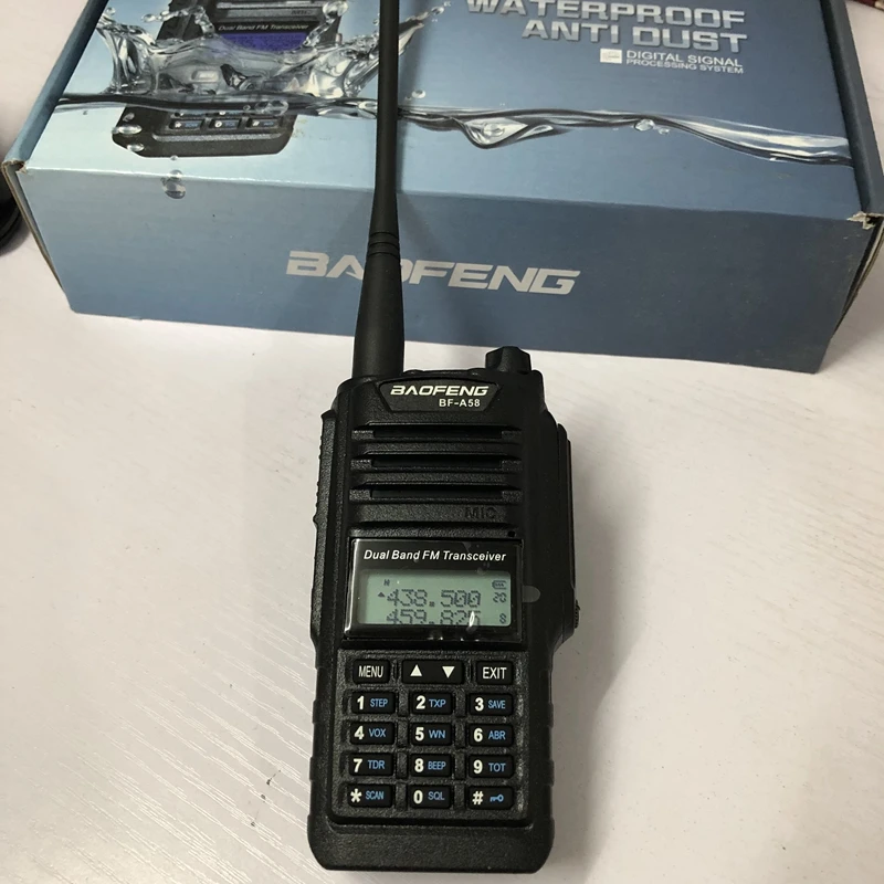 BaoFeng AA58 Радио BF-A58 Водонепроницаемый пыле VHF UHF 136-174/400-520 МГц Dual Band домашнее Радио BF A58 дальний охота