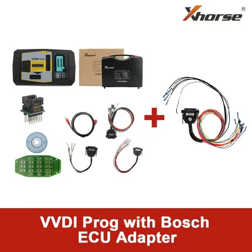 Оригинальный программатор Xhorse VVDI Prog с адаптером блока управления Bosch чтение BMW ECU