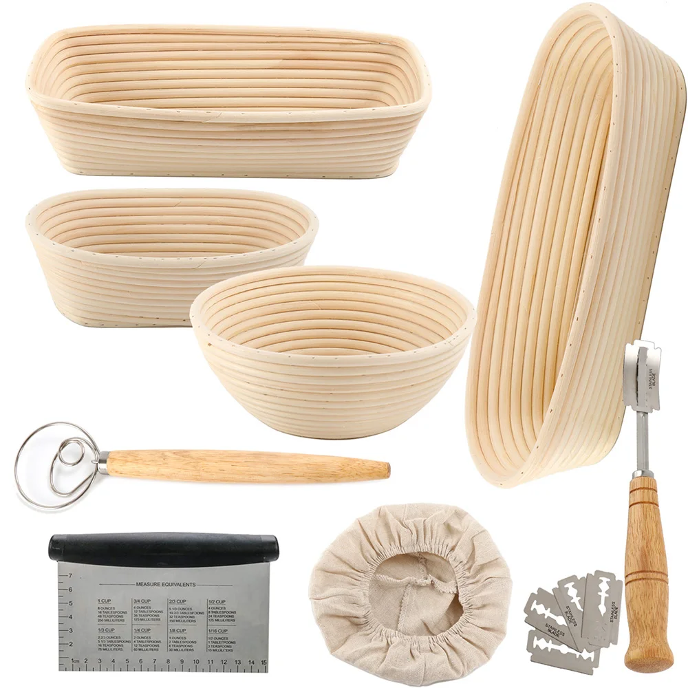 Bread Proofing Basket Kit Bread Baking Mold Sourdough Bread Proofing Basket Bortforms Bannetons Proofing Basket Baking Mould afbeelding