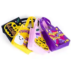 Хэллоуин Тыква эко-сумка для конфет нетканые ткани декоративная сумочка сумка