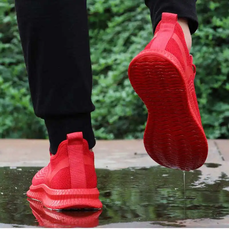 Рабочая безопасная обувь легкая сталь Toecap нестираемая обувь мужские и женские рабочие защитные ботинки дышащая мужская обувь