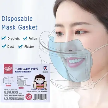 

50pcs/pack Skin Friendly Mask Gasket Respirator Mask Filter Cotton Mask Filter Cartridge Disposable Filter Pad Suit For Masks