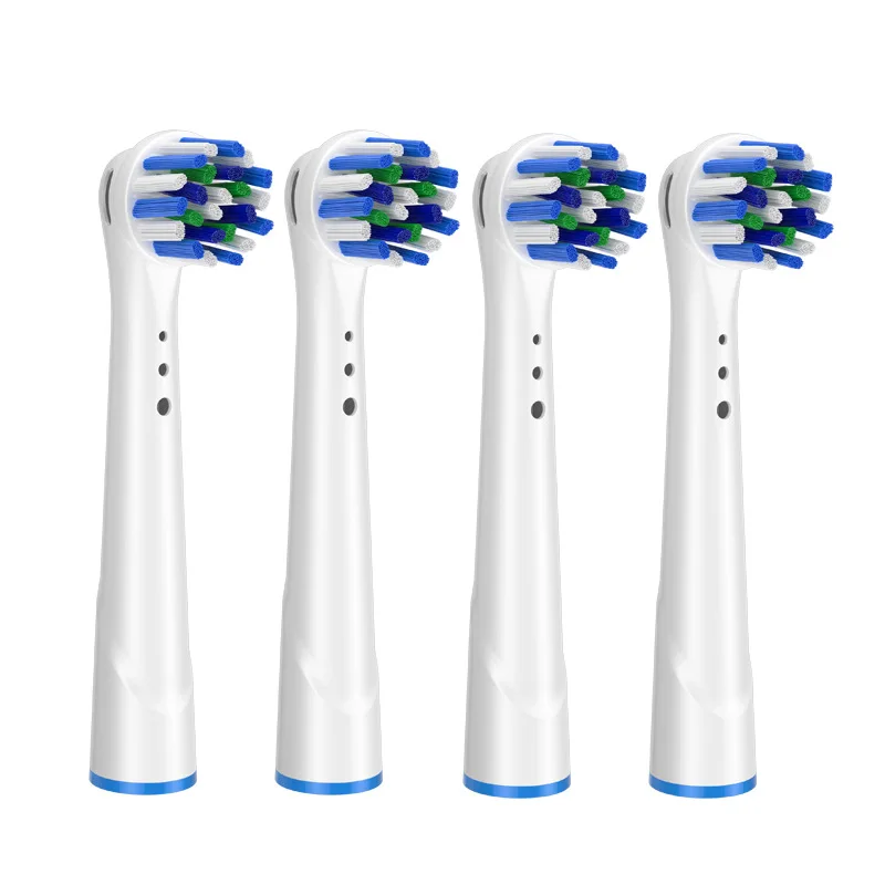 

Replacement Toothbrush Head for Oral B Soft Bristle Refill Cross Action Deep Clean Teeth 4 Pcs/ Pack Oralb