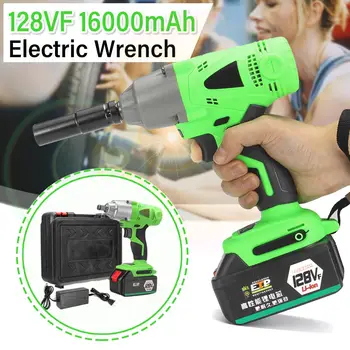 

128VF 16800mAh Electric Brushless Impact Wrench 12.5mm Power Wrench Cordless Power Tool With Rechargeable Battery Accessories