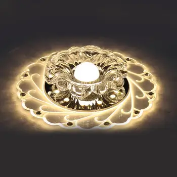 

Modern LED Ceiling Light Superior Crystal Ceiling Light Circular Lighting Lamp Rotunda Light For Porch Bedroom