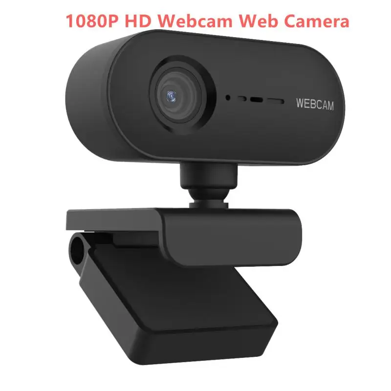 

1pc 1080P Webcam HD Web Camera With Microphone Autofocus USB 2.0 Web Cam PC Desktop Mini WebCamera Cam Web Camera For Computer