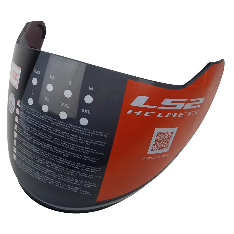 LS2 OF521/570 мотоциклетный шлем солнцезащитные зеркальные защитные очки ретро дымчатый черный прозрачный объектив LS2 шлем объектив против царапин - Цвет: OF521 Black