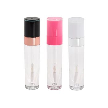 

5Pcs 6.4ml Lip Gloss Tube 3 Colors ABS Plastic Lipstick Sample Vial Fashion Women Girls Lip Balm Bottle Cosmetic Container