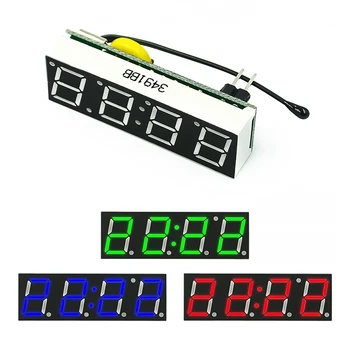 

LED electronic clock high precision clock module car clock temperature luminous electronic watch