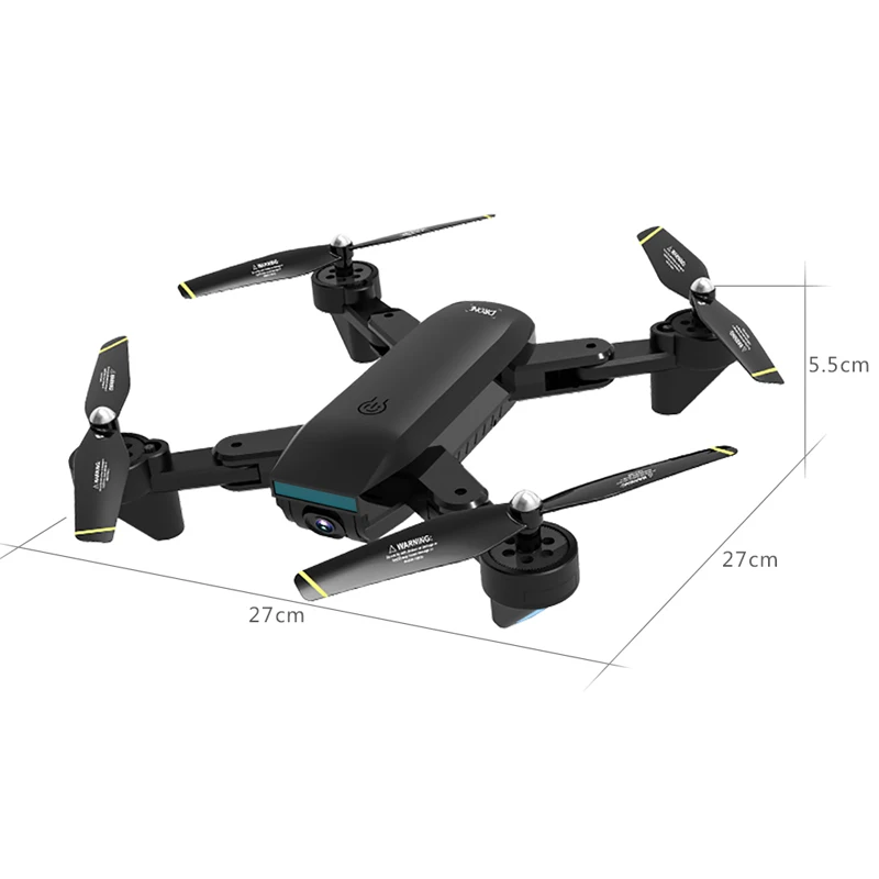 Квадрокоптер SG700D складной с 4 к двойной камерой Wi Fi FPV|Радиоуправляемые вертолеты|