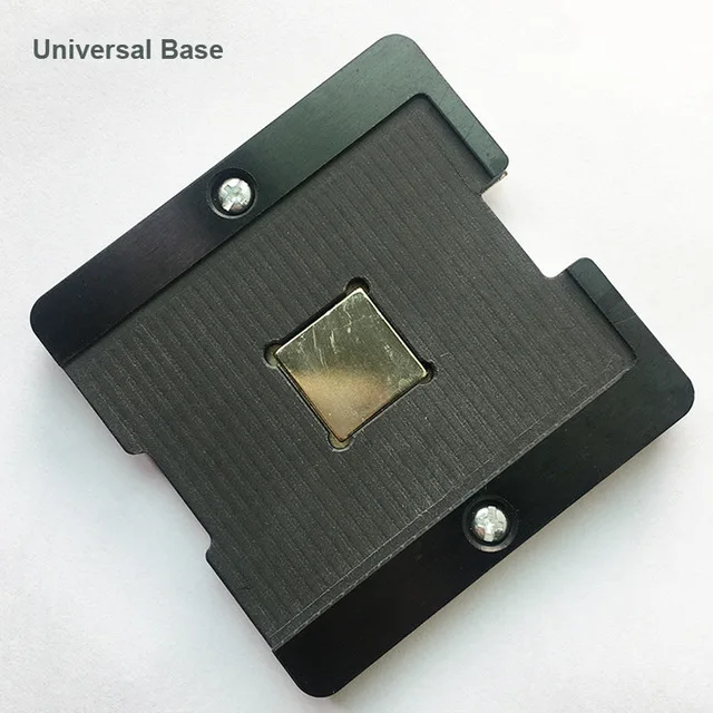 Universal Base AMAOE 0,1 мм Оловянная посадочная пластина для iPhone A8 A9 A10 A11 A12 cpu Верхняя Нижняя наладочная станция деболлинга по технологии BGA Магнитная форма - Цвет: Universal Base