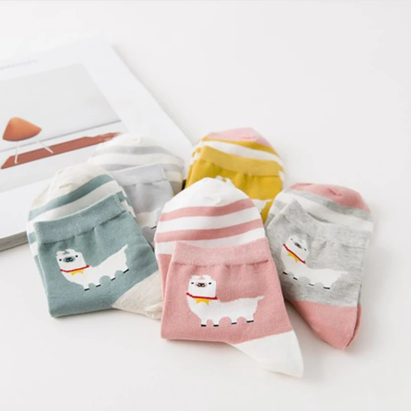 Женские носки Alpaca, милые, теплые, удобные, милые, Ретро стиль, шерсть, для девушек