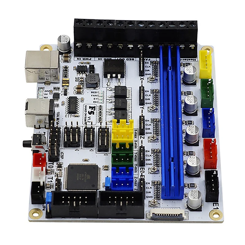 Аксессуары для 3D-принтера F5 основная плата управления+ Mini12864 ЖК-дисплей Поддержка Marlin Diy Kit