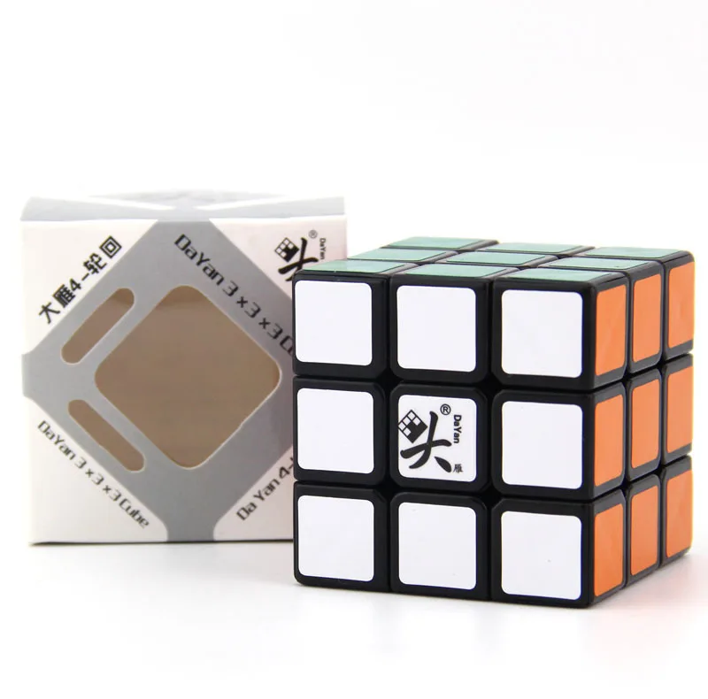 

Geese Samsara Three Layer Rubik's Cube Black And White with Pattern 3x3x3dayan lunhui Educational Toy Game Rubik's Cube