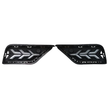 

2Pcs for 2019 Tuyue with Yellow Blue Tricolor Daytime Running Lights Modification