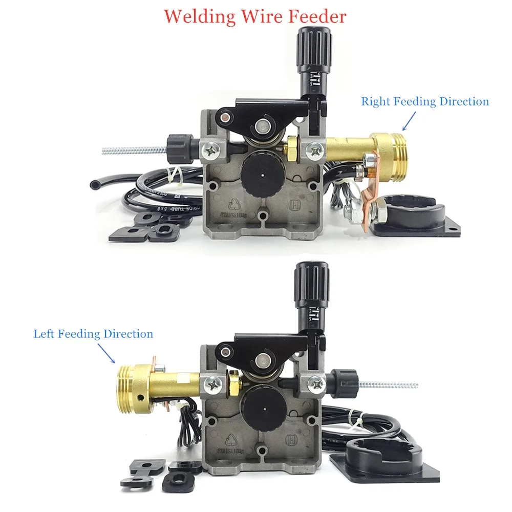 Conjunto de alimentación de alambre de SSJ-29A, alimentador de alambre, Motor MIG MAG, máquina de soldadura, soldador, conector europeo, MIG-0,8, DC24V, 1,0-160mm