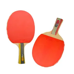 DHS One-star Table Tennis Racket T1006 Straight Plate T1002 Horizontal Plate Double Reverse Glue With Bag -40