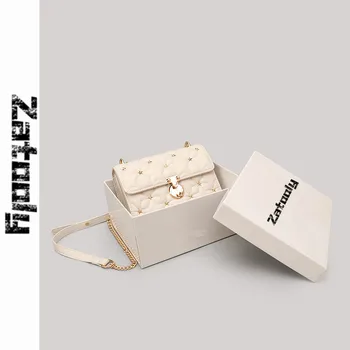 

Women's For Bag Simple Atmosphere 2020 Fashion New Design High-grade Messenger Bag Rhombic Chain Bag