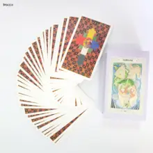 78 шт./компл. Aleister Crowley Тота Таро карты Гадания и предсказания доска набор игральных карт все на английском языке