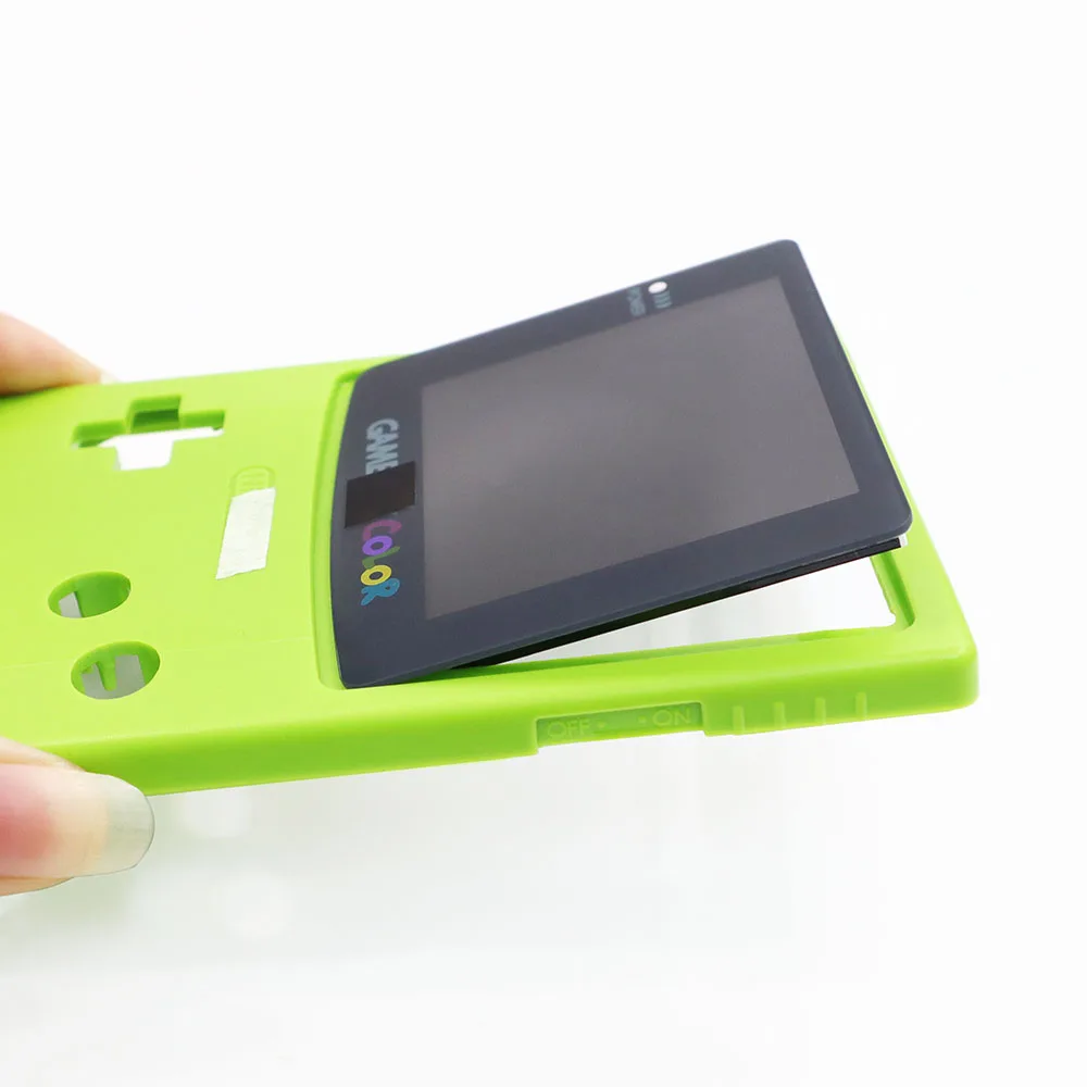 Hispeedido V5 Laminated OSD Menu Retro Pixel IPS High Backlight LCD Screen For Gameboy Advance Color GBC With Pre-cut Shell