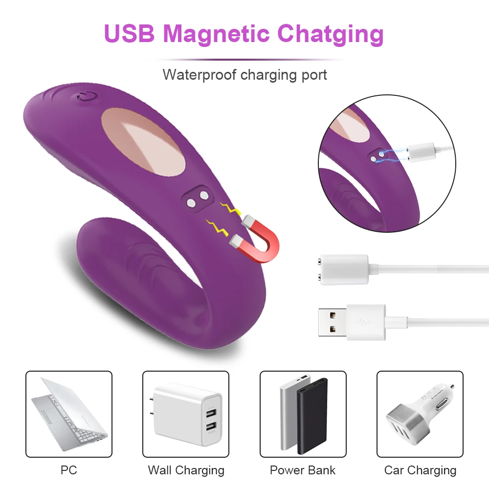 Wireless Remote Control Vibrating G Spot Clitoris Stimulator Double Penetration Dildo Vibrator Sex Toy for Women