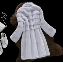 Элегантное розовое мохнатое женское длинное пальто из искусственного меха уличная осенне-зимняя теплая плюшевая шуба роскошное Женское пальто вечерние верхняя одежда