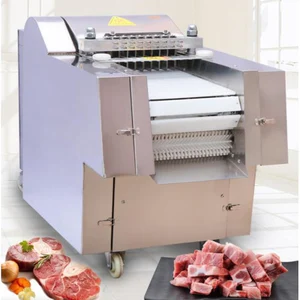 Commercial Beef Cutter Duck Dicer Cube Chicken Frozen Slicer Machine Meat Cutting Equipment