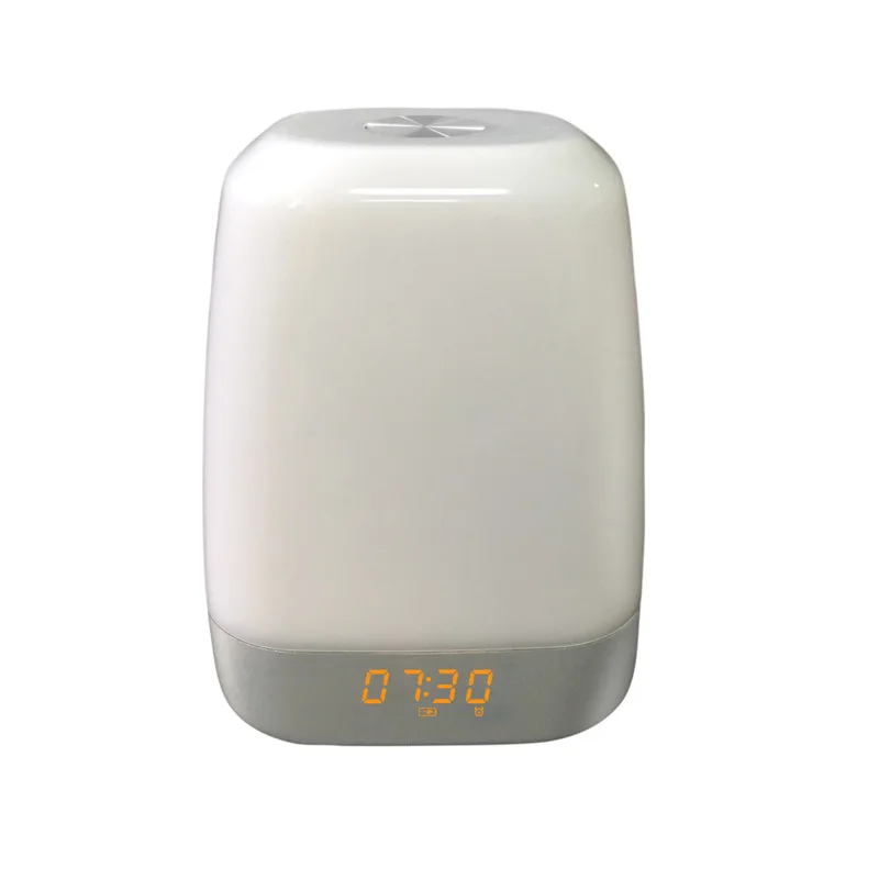 

New Style MY08 with Clock LED Rechargeable Colorful Feature Wake-up Light Amazon Hot Selling Manufacturers Direct Selling