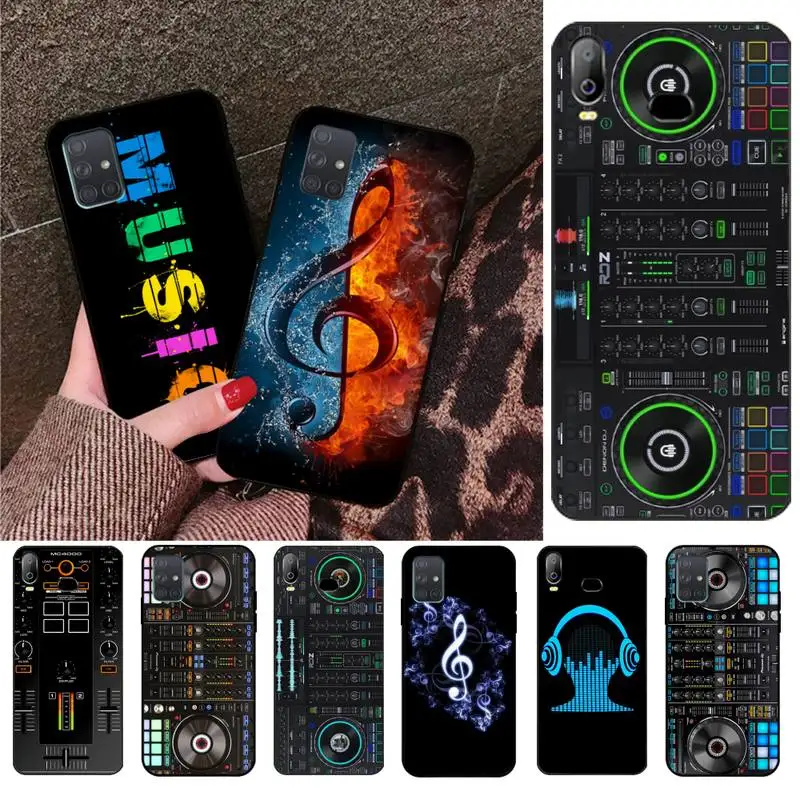 Музыкальный чехол DJ для телефона Samsung Galaxy A21S A01 A11 A31 A81 A10 A20E A30 A40 A50 A70 A80 A71 A51 |