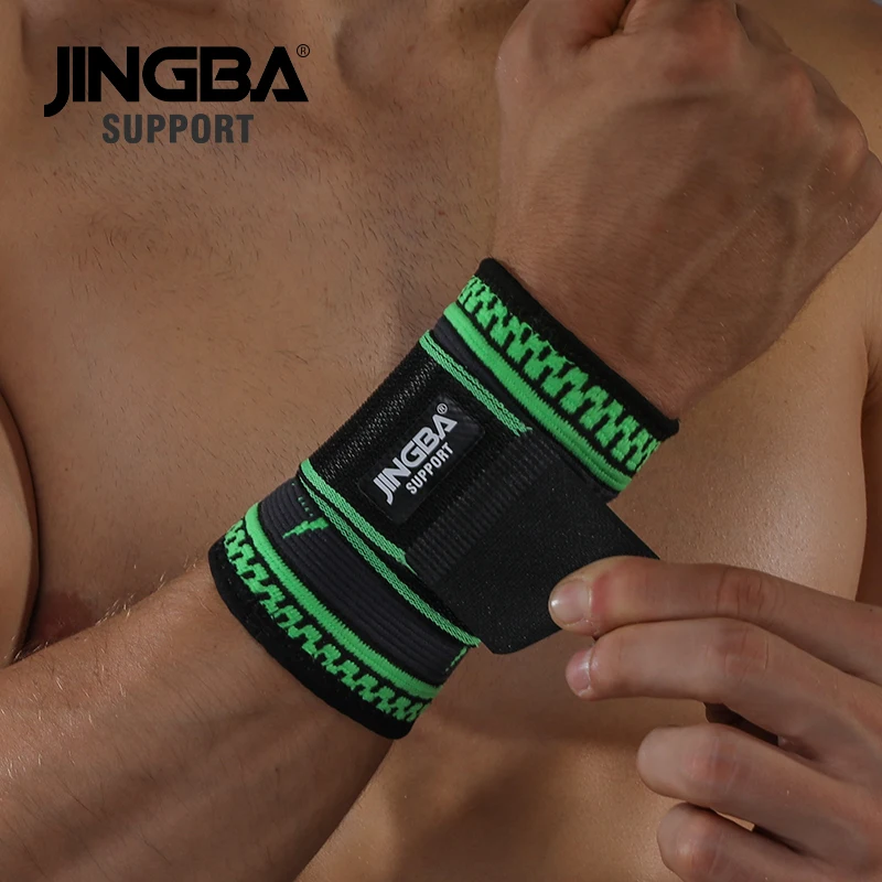 JINGBA SUPPORT 1PCS Nylon Bandage knee protector wristband Support ankle support Elbow pads hand guards basketball knee Brace knee pad knee support knee support sleeve knee brace